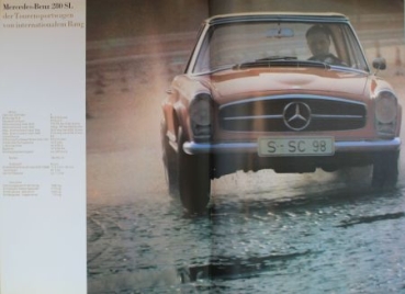 Mercedes-Benz Personenwagen Modelprogram 1969 Carbrochure (8199)